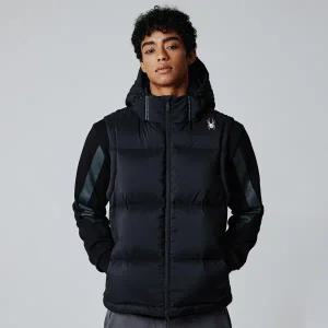 [롯데백화점]스파이더 볼륨 다운 베스트 SPIWCNDV301UBLK