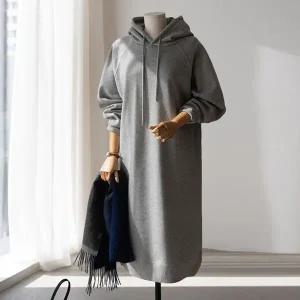 (안나앤플러스) 델리 기모 슬릿 원피스[드레스CB336] 빅사이즈