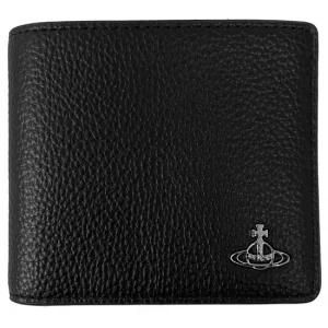 25FW ORB 로고 반지갑 블랙 5115002PM S000D N403