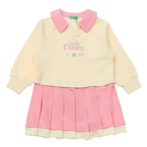 [갤러리아] 베네통키즈G  D플리츠피케원피스 QAOP01541 IV