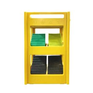 고임목 정리 보관함 465x350x740mm 내구성 미끄럼방지 화물차 경사로 주차