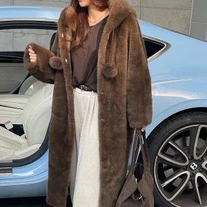 [난닝구] 보린코 퍼후드롱코트