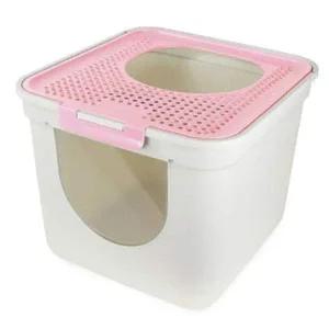 고양이 후드형 화장실 배변기 사막용 토일렛 위생 배변 용기