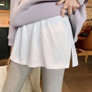 [아우트]힙커버 레이어드 스커트