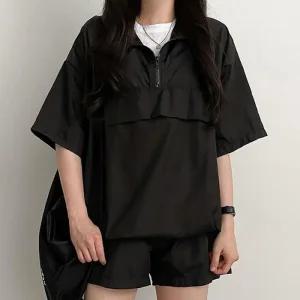 [아우트]반팔 반바지 세트 편한 여름운동복 츄리닝