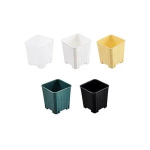 [골드스마일]플라스틱 사각 다육 화분 8cm