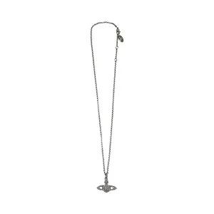 [비비안웨스트우드] 미니 바스 릴리프 목걸이 실버 63020086 S108