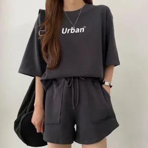 [아우트]반팔 여름트레이닝복세트 반바지 세트