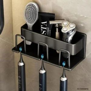부착식 칫솔 치약 컵걸이 3구 4구 홀더 꽂이 걸이