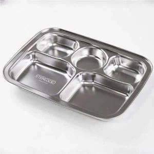 스텐 식판 급식판 나눔 접시 배식판 미니 식판 급식판