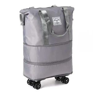 [콩심팥심]캔버스백 확장 빅맥스 2단 바퀴 캐리어 보스턴