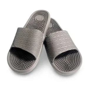 [라일리] Rly 쿠션슬리퍼 발편한슬리퍼 지압 거실화 브라운  42207784)