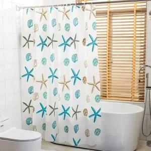 샤워커튼 씨월드 욕실 가림막 반투명 방수 샤워커텐