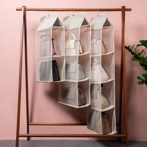 [유토피아]2단 가방 보관함 수납 정리대 예쁜 드레스룸 걸이 가방정리대 가방수납예쁜행거 가방정리함 드레