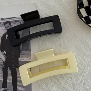 사각 머리핀 집게핀 반머리 고정용 데일리 헤어핀