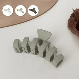 여성 플라스틱 헤어핀 머리핀 올림머리 대형 집게핀