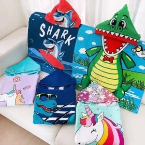 어린이후드망토비치타올