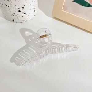 여성 플라스틱 헤어핀 단발 머리핀 올림머리 집게핀