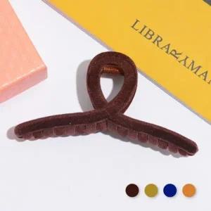 무광 스웨이든 머리핀 올림머리 집게핀 긴머리 헤어핀