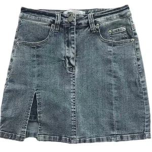 [아우트]데님 하이웨이스트 데일리바지 스커트