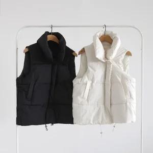 [아우트]아방핏 루즈핏 경량패딩조끼 패딩조끼
