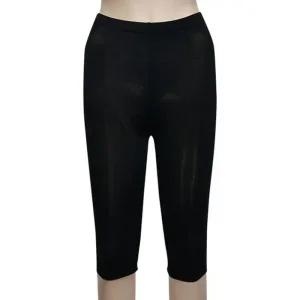 [아우트]탄력성이 좋은 인견 스판 쿨 레깅스 7부