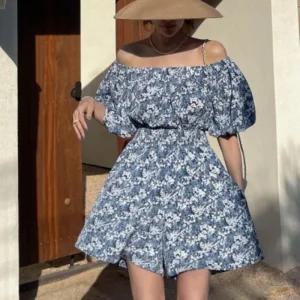 [아우트]점프수트 휴양지 루즈핏 와이드 반바지