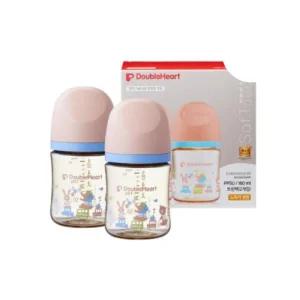 더블하트 캐릭터 젖병 출산 선물 세트 160ml 애니멀