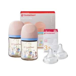 더블하트 아기 젖병 노꼭지 트윈팩 젖꼭지 M 애니멀