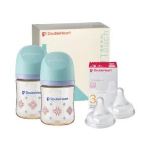 더블하트 아기 젖병 노꼭지 단청 트윈팩 젖꼭지M 세트