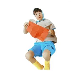 빈폴 BEANPOLE KIDS 와플 반팔 티셔츠 반바지 상하세트 베이지 (BI5342U07A) BI5342U07A 413755