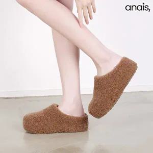 [아나이스]푸들 통굽 털슬리퍼 5cm_25F200 [무료배송]