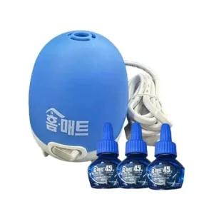 모기퇴치 리퀴드 훈증기 1개 리필 3개 세트 훈증기 모기퇴치 리퀴드훈증기