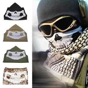 해골 마스크 매쉬 바라클라바 넥워머 두건 헤어밴드 밀리터리 (g102)