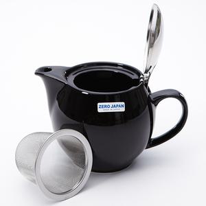 제로재팬 티포트 라운드 680ml 블랙 (BBN-04BK) 도자기 티팟세트
