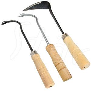 잔디호미 잔디 잡초 호미 빠루 갈퀴 밭 농사 용 파종 뽑기 원예 밭일 농기구