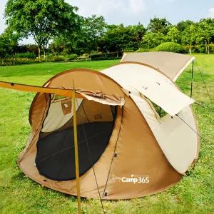 캠프365 원터치 팝업 자동 그늘막 텐트 대형 4-5인용 캠핑 피크닉 휴가 나들이