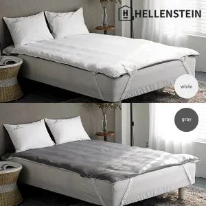 [헬렌스타인] 프리미엄 골드 80수 양면 토퍼패드 커버 겸 요커버 Q