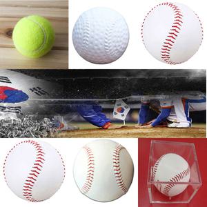 연식구 가죽타격하드공/야구공케이스 소프트 테니스공