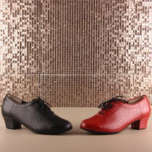 여성댄스화 WD400 소가죽 라인댄스 방송댄스 재즈댄스