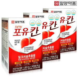 일양약품 포유칸 1000mg 180캡슐 간건강기능식품 밀크씨슬