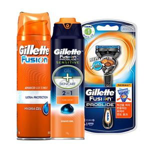 질레트 면도크림 퓨전프로텍션/퓨어스포츠