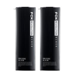 레볼루션블랙 스킨에센스 올인원 130ml x 2개 / 남성화장품 스킨 로션 에센스 / 미백효과+주름개선 기능성
