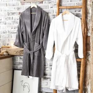 소프트터치 40수 헤링본 호텔용 샤워가운/목욕가운
