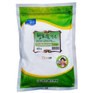 청은 청포묵가루 (중국산.녹두전분98%) 400g 유통기한 26.3.7까지 제품