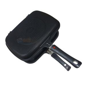 퀸센스 노블레스 인덕션 양면팬 (대) 티타늄 IH 양면구이팬 생선구이팬 고기팬 가스/핫플레이트겸용