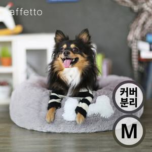 [아페토] 커버분리형 럭셔리 도넛방석 그레이 M