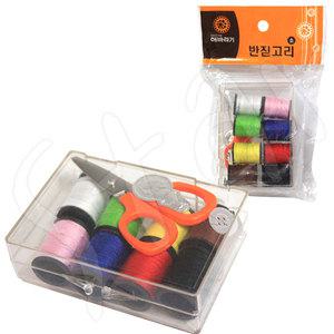 해바라기 반짇고리 소 재봉 실 수예 휴대 용 미니가위 수선