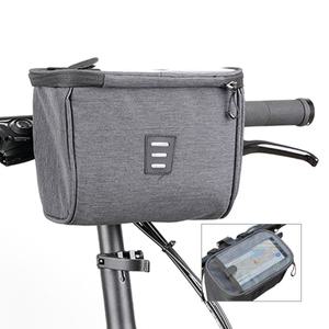 얼게이트 킥보드 자전거 핸들바 백 大/T형 핸들용 가방/126g 3L 22x16x12cm/빛반사원단/스마트폰 보관 포켓