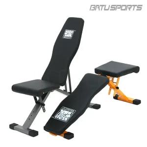 핫템 만능 접이식 각도조절 벤치프레스 / 평 인클라인 디클라인 아령 덤벨용 접이벤치